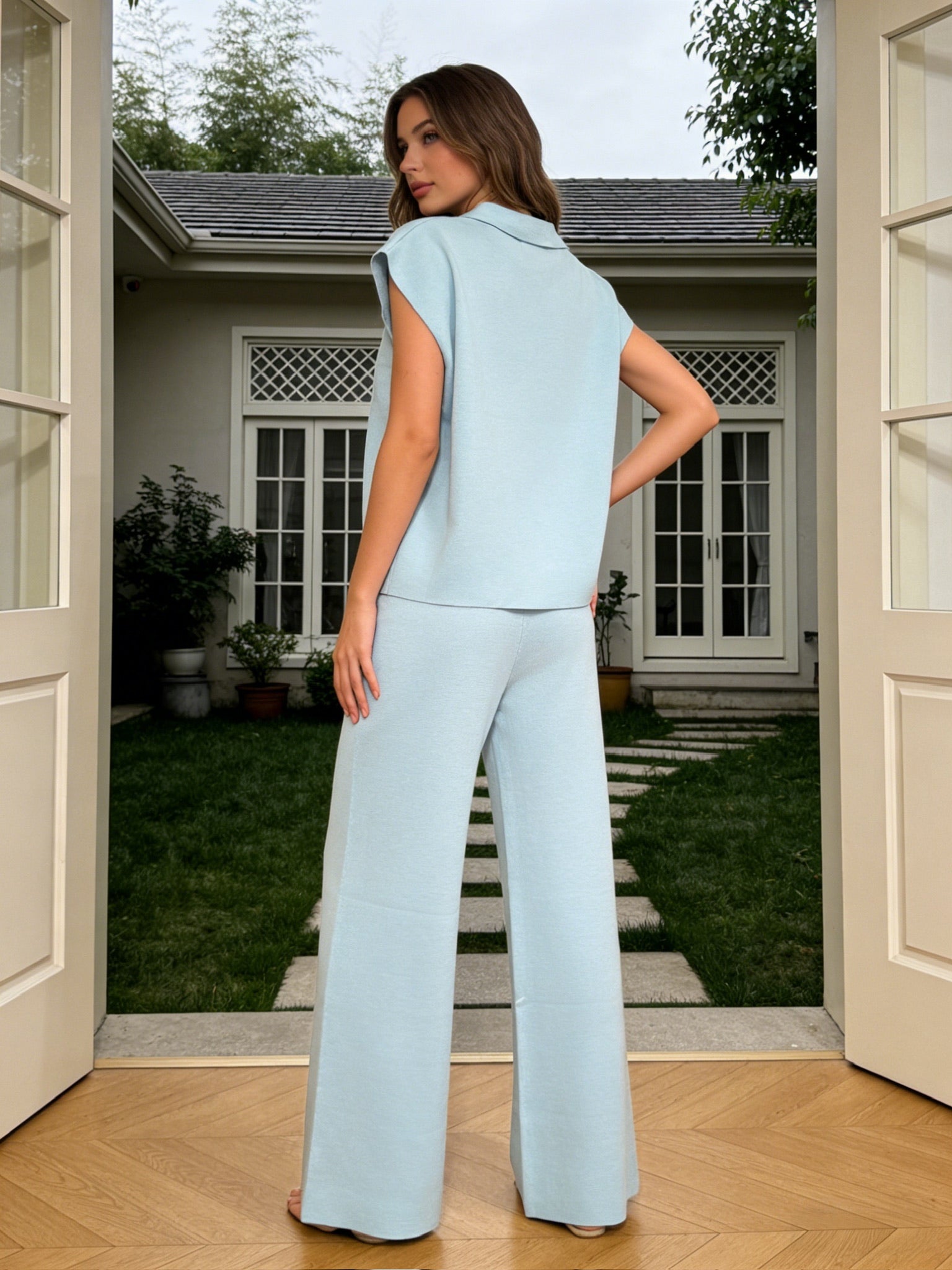 ÉCLAT 26 – Ensemble Maille Élégance Casual