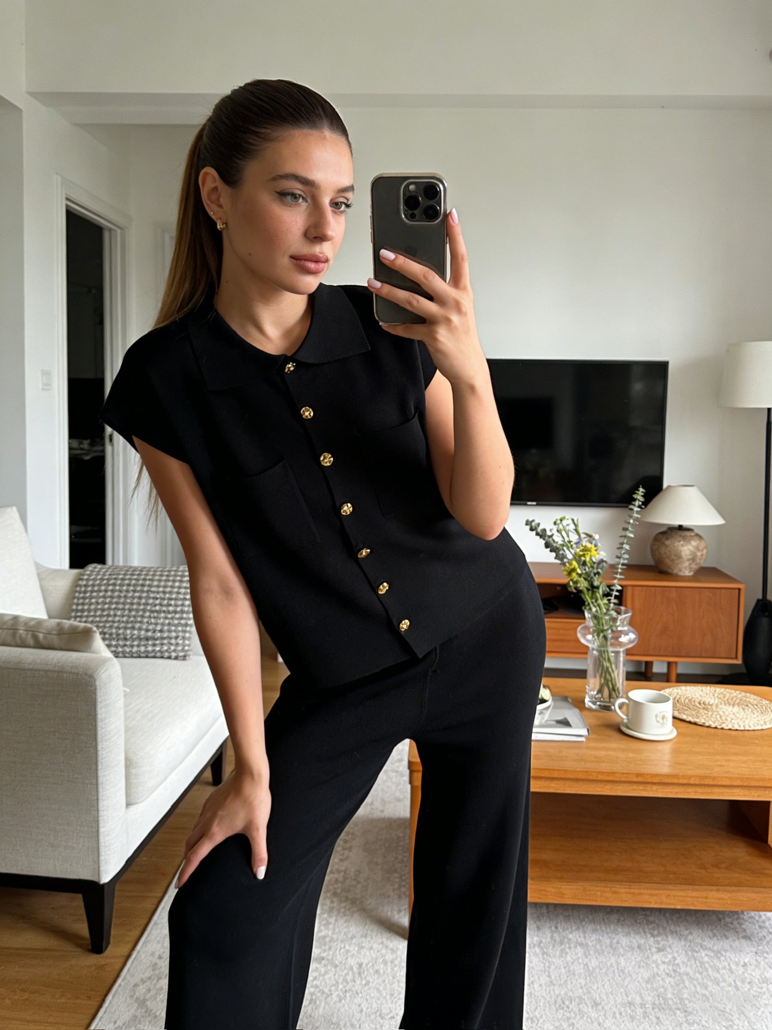 ÉCLAT 26 – Ensemble Maille Élégance Casual