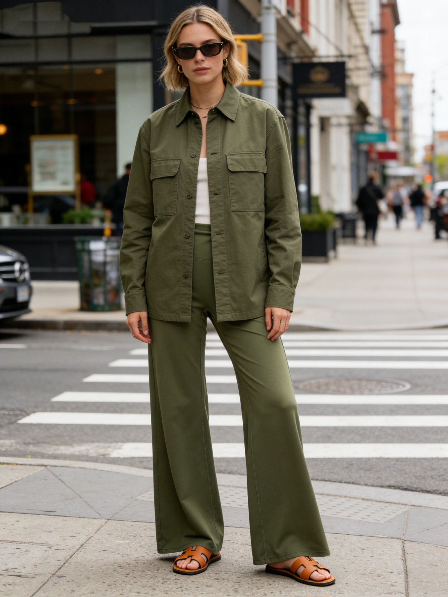 PULSE 26 – Pantalon Flare Essentiel Taille Haute