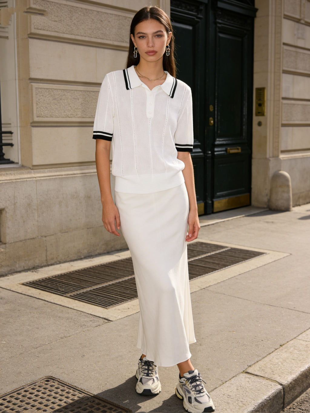 BLOOM – Pull Polo Maille Délicate