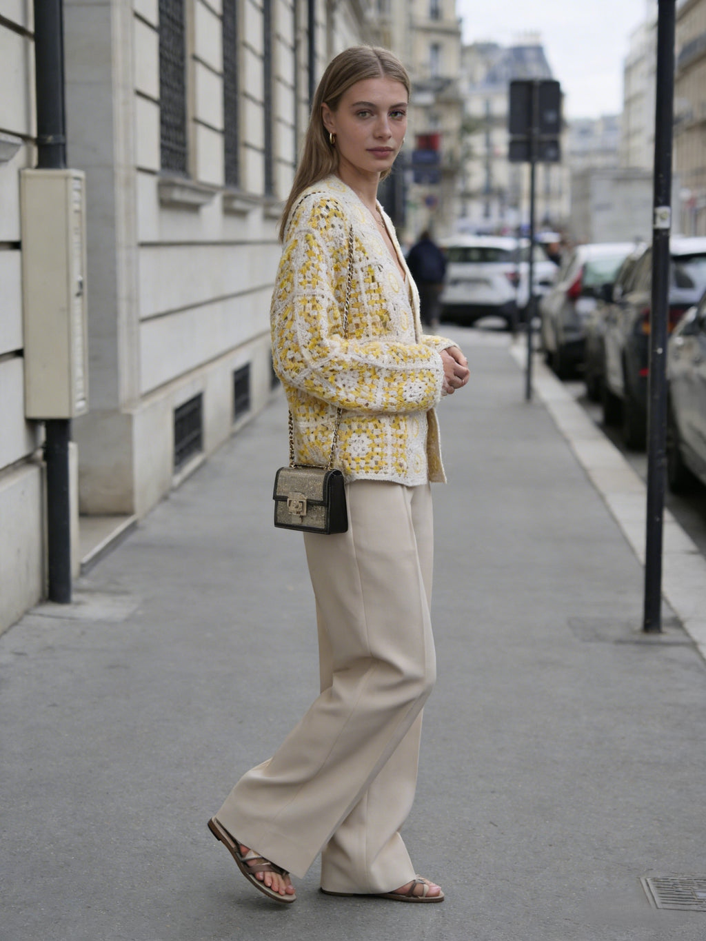 BLOOM – Gilet Crochet Structuré