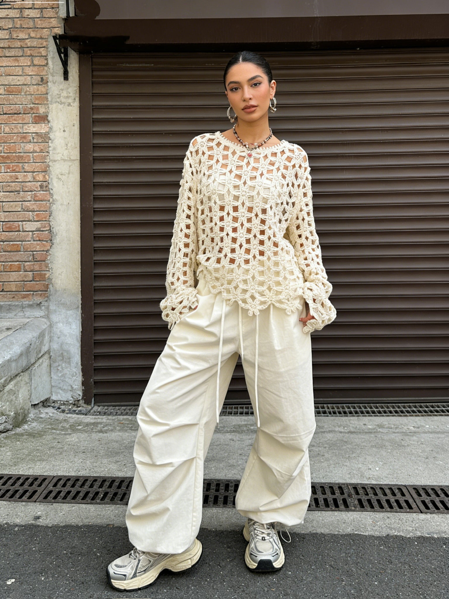 CARGO – Haut Crochet Ajouré à Coupe Fluide