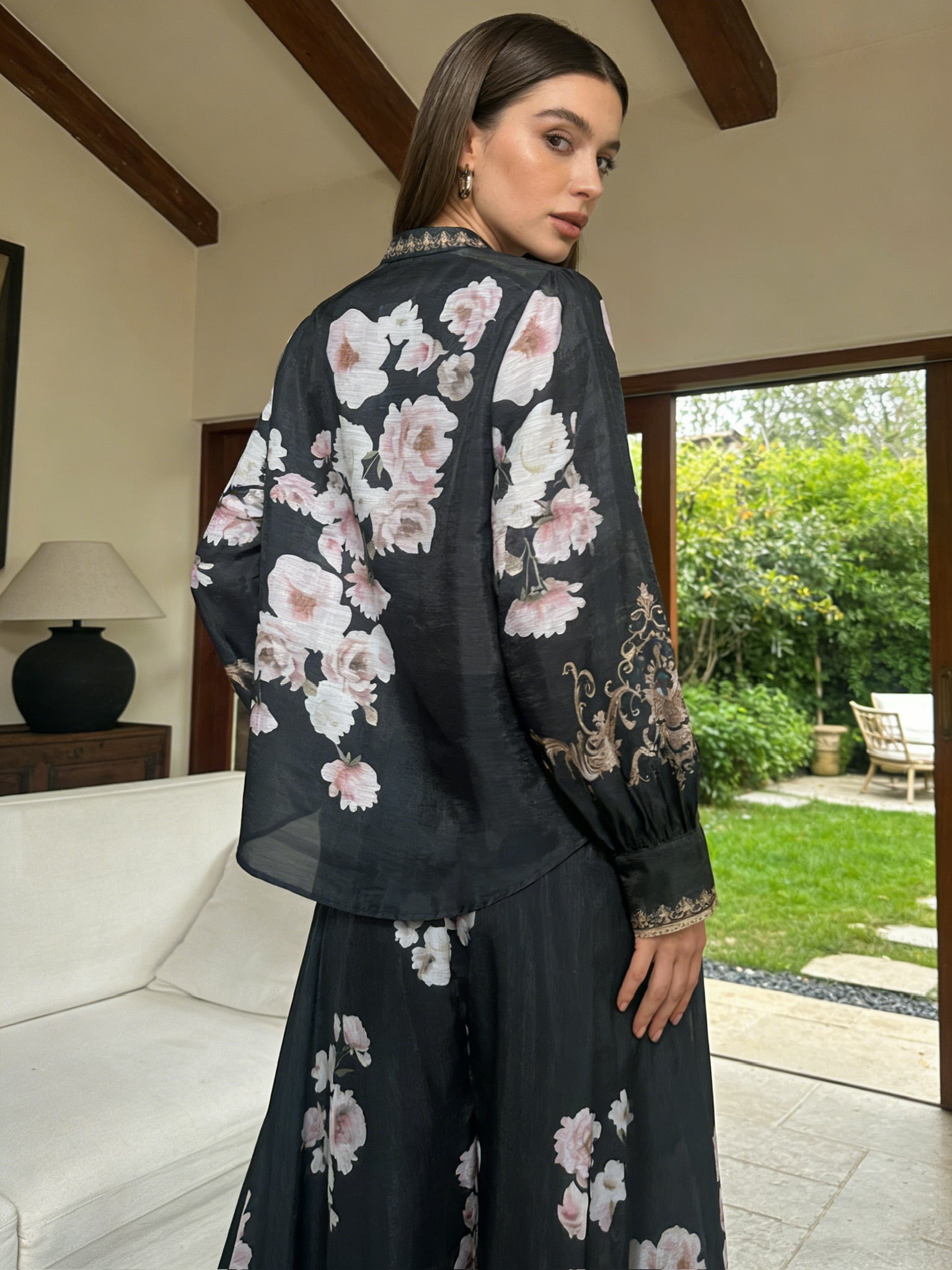 BLOOM – Ensemble Jupe Broderies Printanières