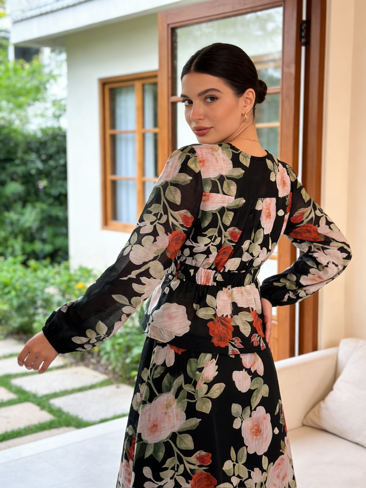 BLOOM – Ensemble Jupe Imprimé Floral