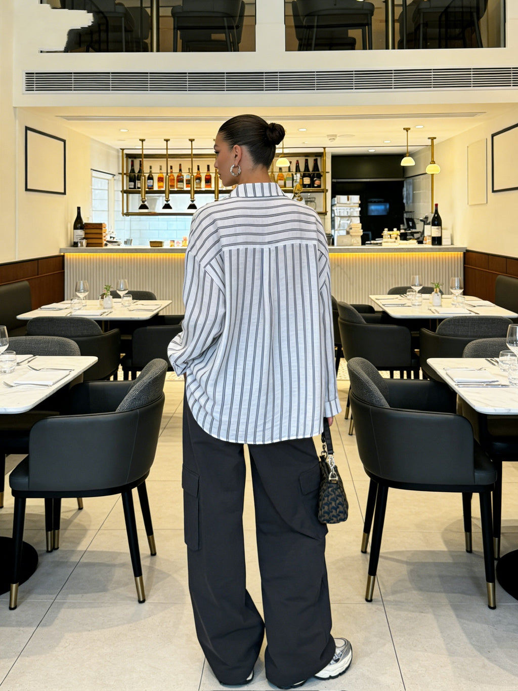 BLOOM – Chemise Rayée Coupe Fluide