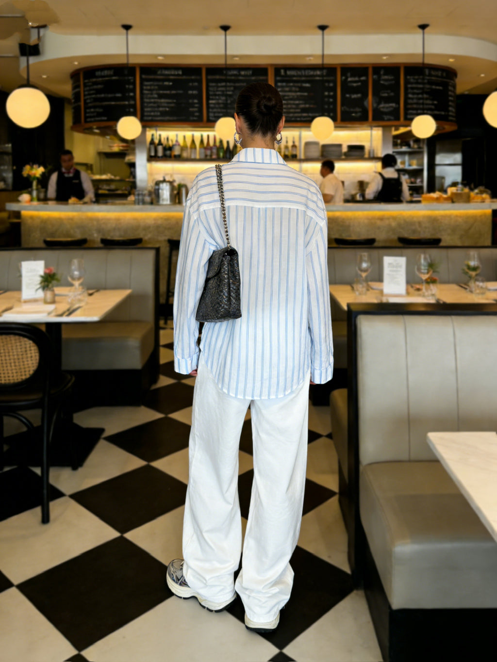 BLOOM – Chemise Rayée Coupe Fluide