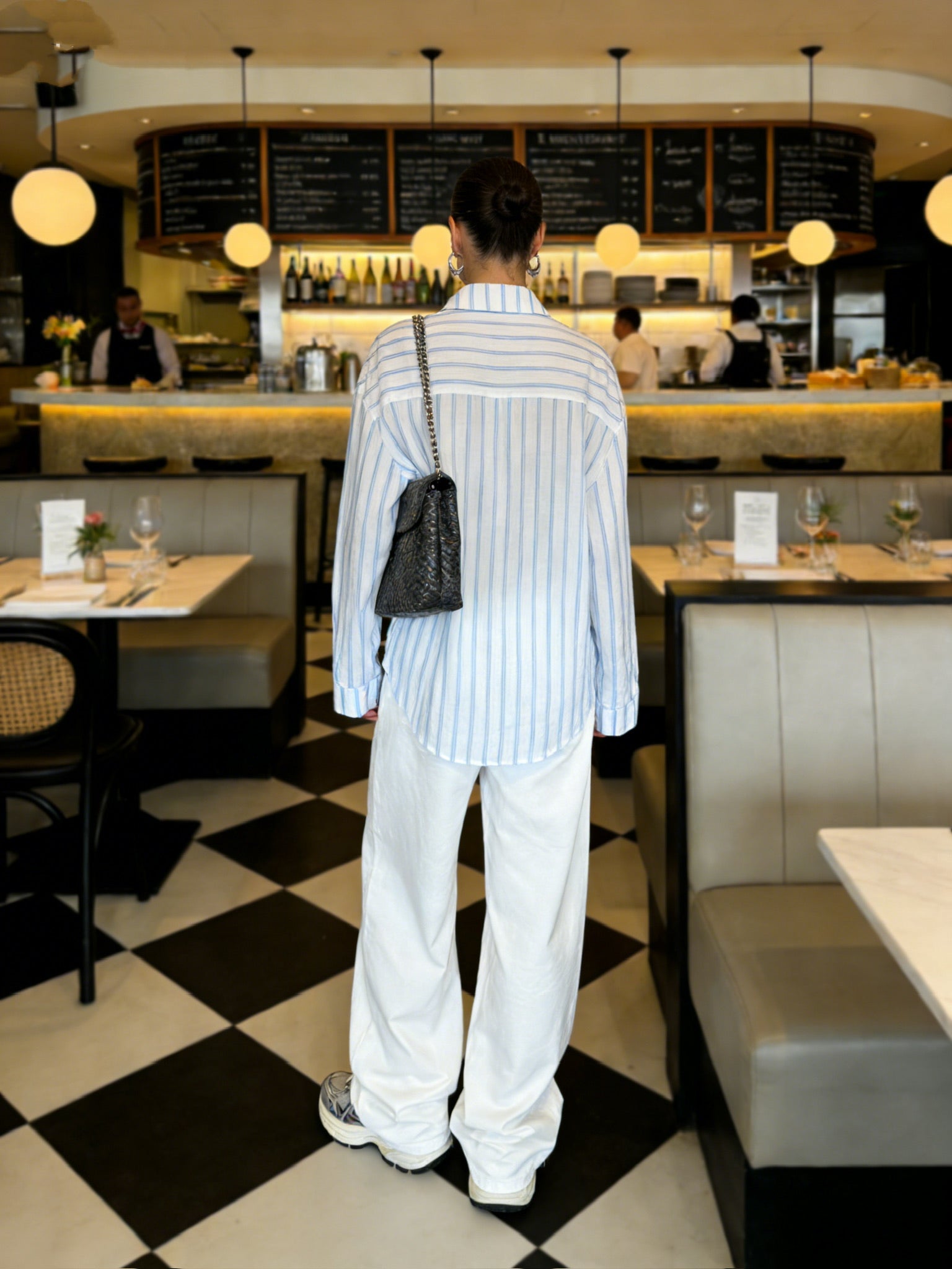 BLOOM – Chemise Rayée Coupe Fluide