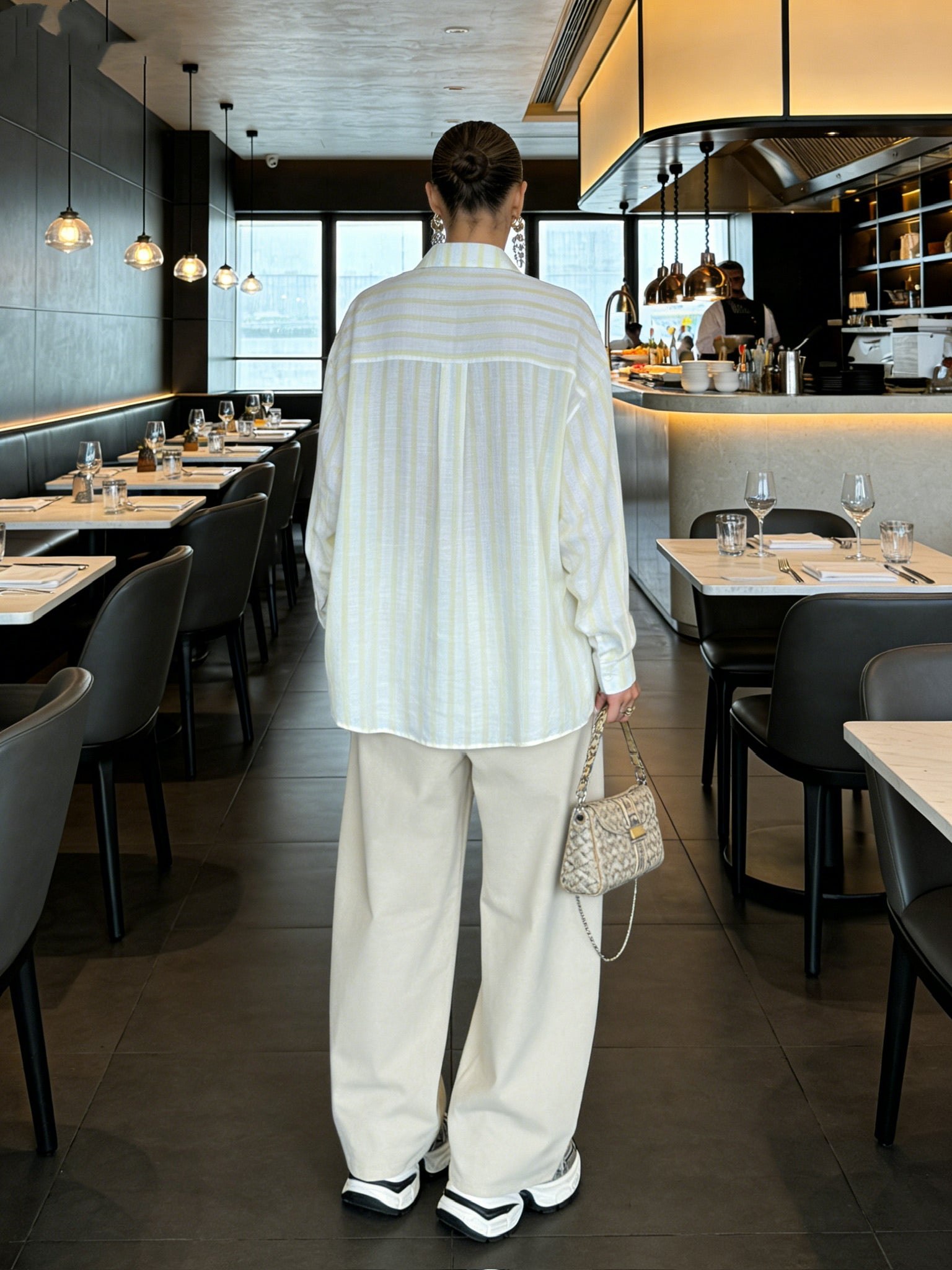 BLOOM – Chemise Rayée Coupe Fluide